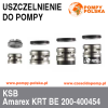 Uszczelnienie pompy KSB Amarex KRT BE 200-400/454 -górne