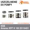 Uszczelnienie pompy KSB Amarex KRT K 100 251/164X1 -dolne