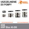Uszczelnienie pompy KSB KWP Bloc 40-250